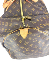 Louis Vuitton Monogram Canvas Leather Keepall 60