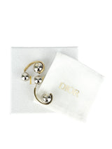 Christian Dior Silver and Gold Tribales Drop Earrings
