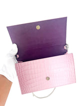Alexander McQueen Lilac Leather Top Handle Skull Bag (FULL SET)