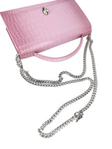 Alexander McQueen Lilac Leather Top Handle Skull Bag (FULL SET)
