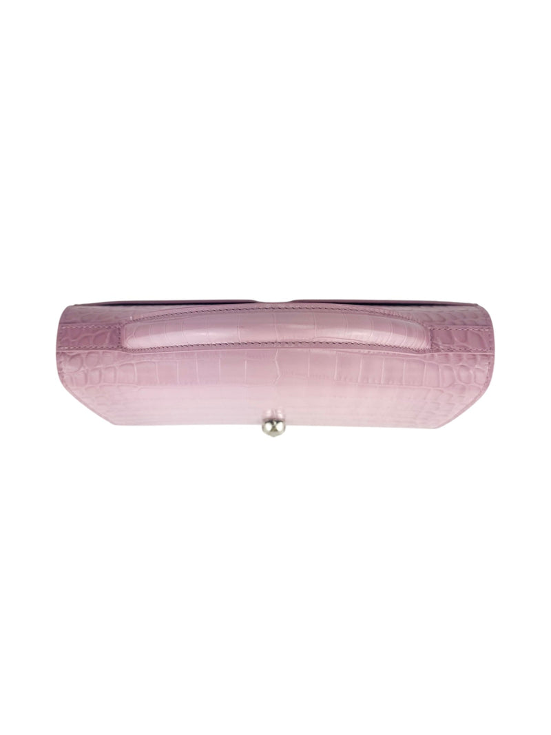 Alexander McQueen Lilac Leather Top Handle Skull Bag (FULL SET)