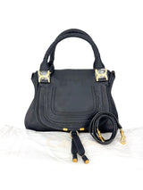 Chloe Black Leather Marcie Bag Medium