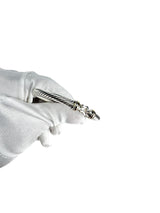 David Yurman Sterling Silver and 18K Yellow Gold Buckle Classic Cable Bracelet 5mm Small