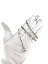 Chanel Silver Coco Necklace