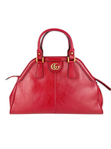 Gucci Red Leather Re(Belle) Tiger Head 2 Way Bag