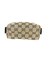 Gucci Brown, Beige and Green Cosmetic Pouch