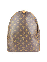 Louis Vuitton Monogram Canvas Leather Keepall 60