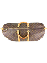 Louis Vuitton Monogram Canvas Leather Keepall 60