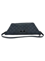 Gucci Black Canvas GG Boat Pochette