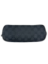 Gucci Black Canvas GG Boat Pochette