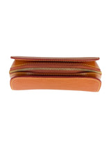 Louis Vuitton Brown-Orange Epi Leather Dauphine Pouch