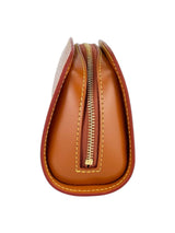 Louis Vuitton Brown-Orange Epi Leather Dauphine Pouch