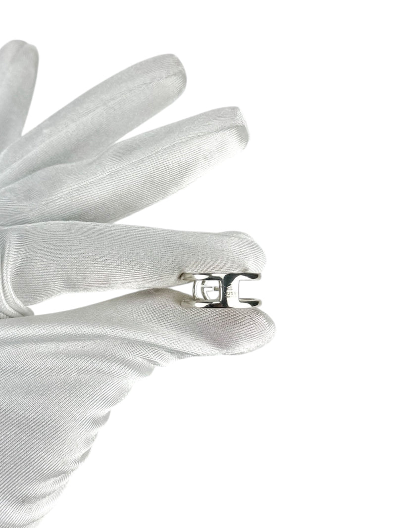 Gucci Sterling Silver Interlocking GG Ring