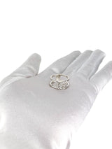 Gucci Sterling Silver Interlocking GG Ring