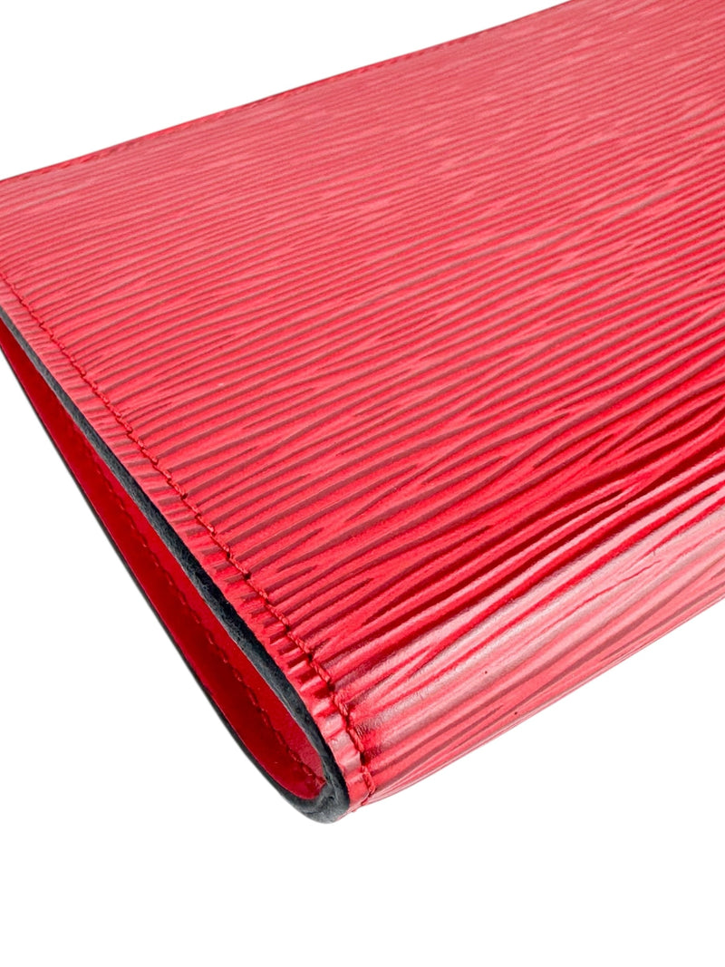 Louis Vuitton Castilian Red Epi Leather Pochette