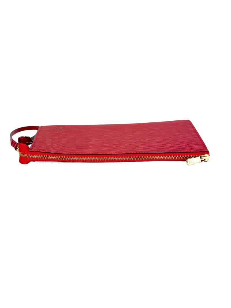Louis Vuitton Castilian Red Epi Leather Pochette