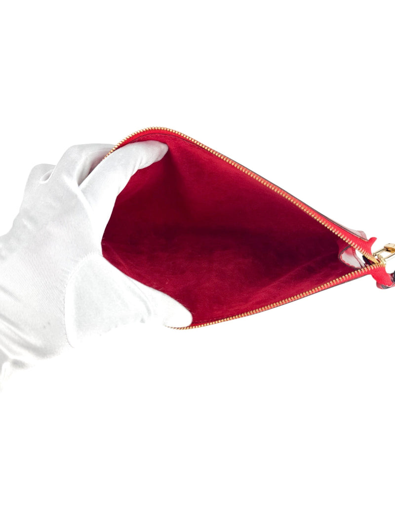 Louis Vuitton Castilian Red Epi Leather Pochette