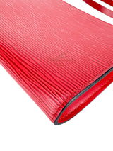 Louis Vuitton Castilian Red Epi Leather Pochette