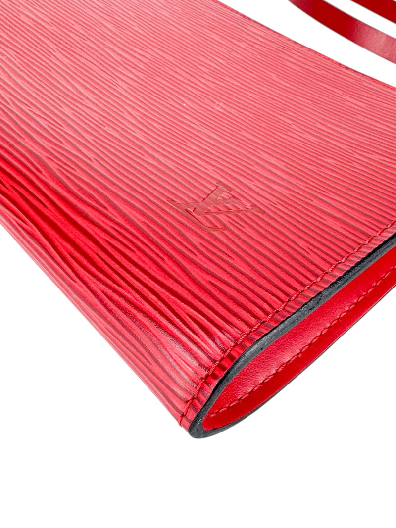 Louis Vuitton Castilian Red Epi Leather Pochette