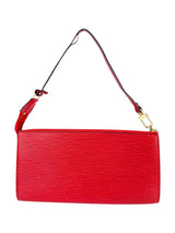 Louis Vuitton Castilian Red Epi Leather Pochette