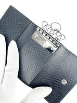 Gucci Black Leather 6-Ring Key Case