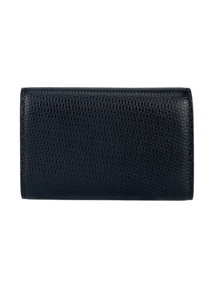 Gucci Black Leather 6-Ring Key Case