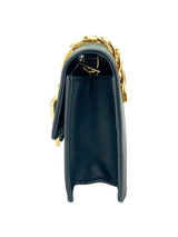 Gucci Black Leather Sylvie Shoulder Bag