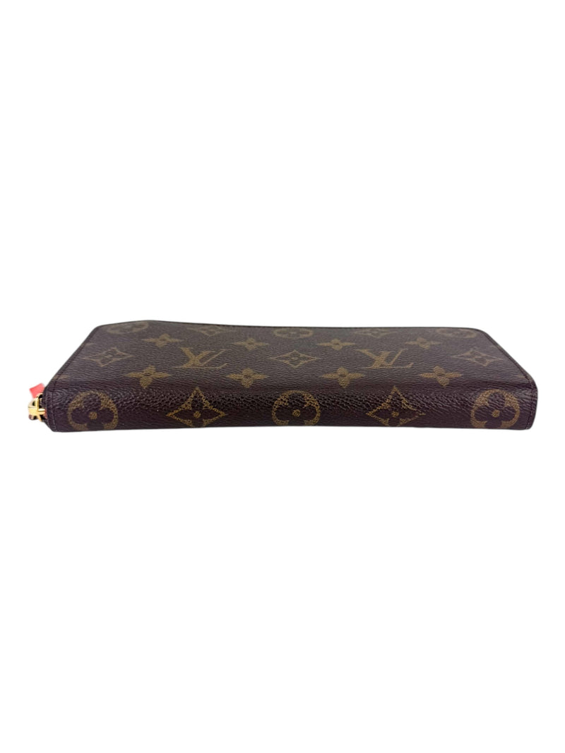 Louis Vuitton Monogram Canvas Leather Portefeuille Clemence Wallet