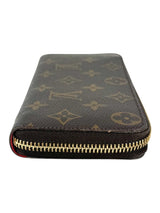 Louis Vuitton Monogram Canvas Leather Portefeuille Clemence Wallet