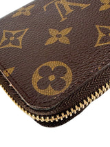 Louis Vuitton Monogram Canvas Leather Portefeuille Clemence Wallet
