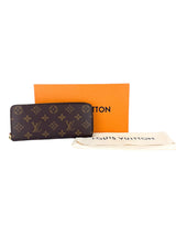 Louis Vuitton Monogram Canvas Leather Portefeuille Clemence Wallet