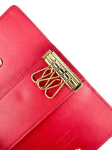 Louis Vuitton Red Vernis 4-Ring Key Case