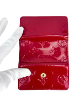 Louis Vuitton Red Vernis 4-Ring Key Case