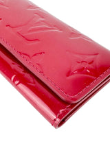 Louis Vuitton Red Vernis 4-Ring Key Case