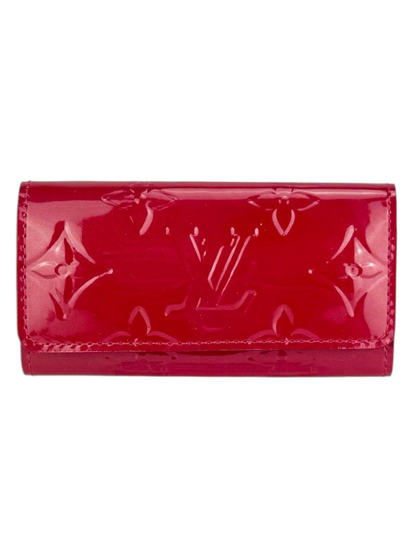 Louis Vuitton Red Vernis 4-Ring Key Case
