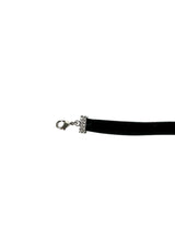 Christian Dior Black Velvet J'adior Choker Neckace