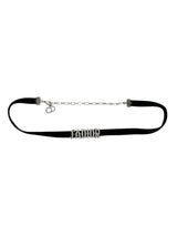 Christian Dior Black Velvet J'adior Choker Neckace