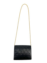Chanel Vintage Black Lambskin Flap Bag Small