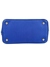 Prada Blue Canapa 2 Way Tote Bag Small