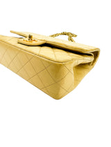 Chanel Vintage Beige Small Lambskin Double Flap