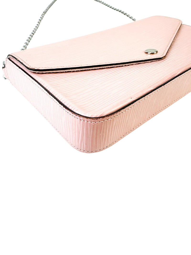 Louis Vuitton Pink Epi Félicie Pochette