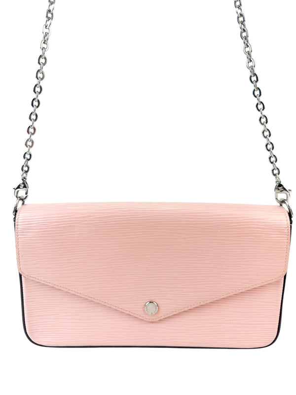 Louis Vuitton Pink Epi Félicie Pochette