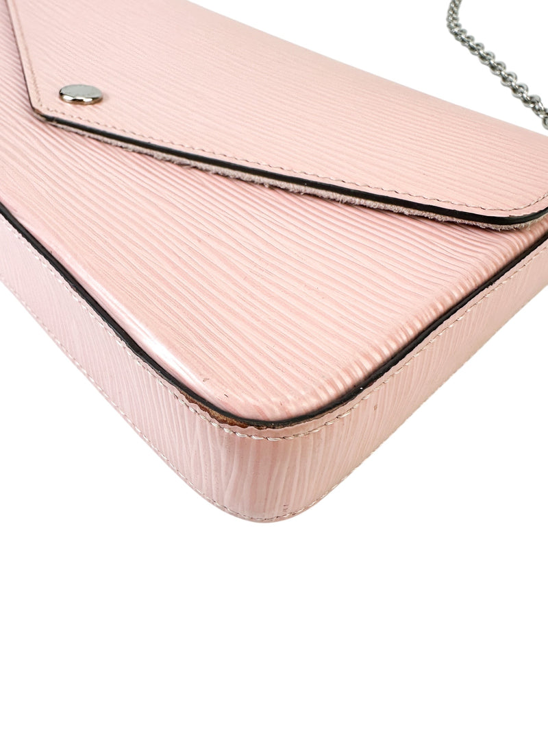Louis Vuitton Pink Epi Félicie Pochette