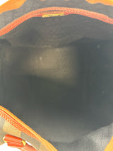 Fendi Vintage Pequin Boston Bag