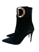 Gucci Black Suede Sock Boots Size 37.5