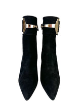 Gucci Black Suede Sock Boots Size 37.5