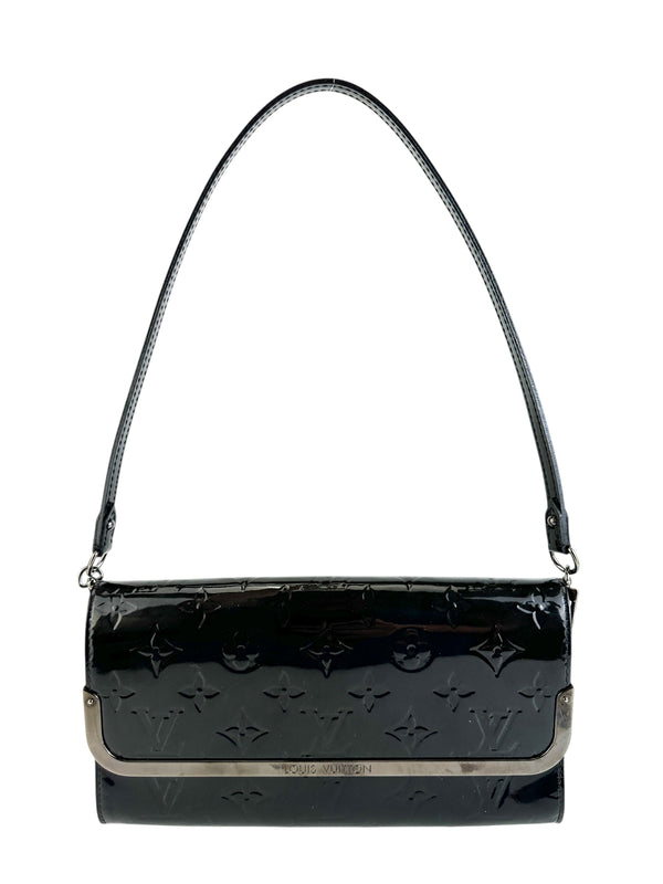 Louis Vuitton Black Vernis Rossmore MM