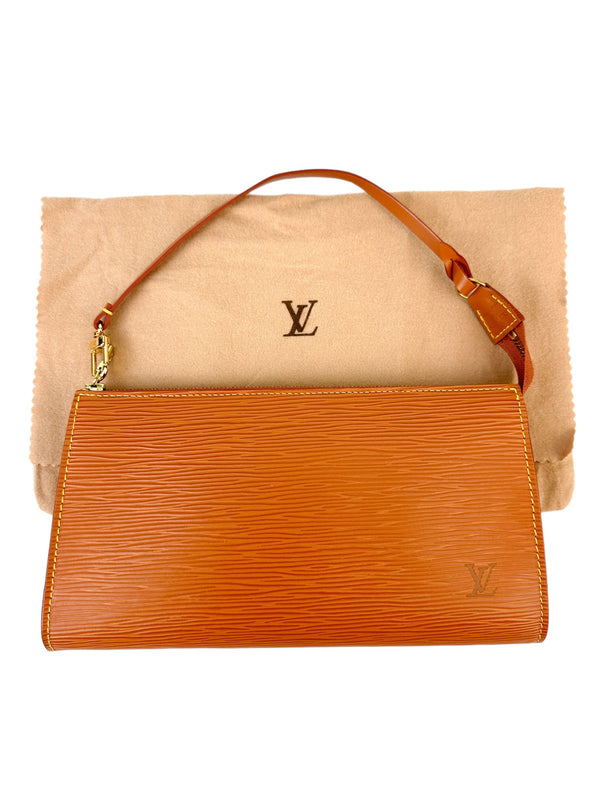 Louis Vuitton Gold Epi Pochette Shoulder Bag