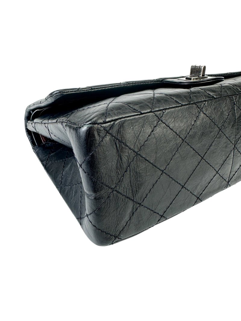 Chanel Reissue Black Calfskin Double Flap