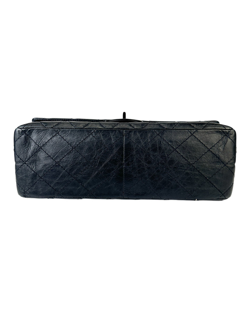 Chanel Reissue Black Calfskin Double Flap